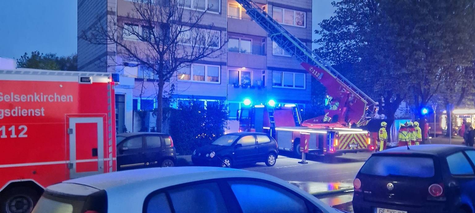Feuerwehreinsatz Gelsenkirchen-Schaffrath
