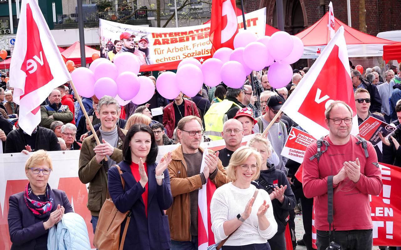 Mai-Kundgebung in Gelsenkirchen