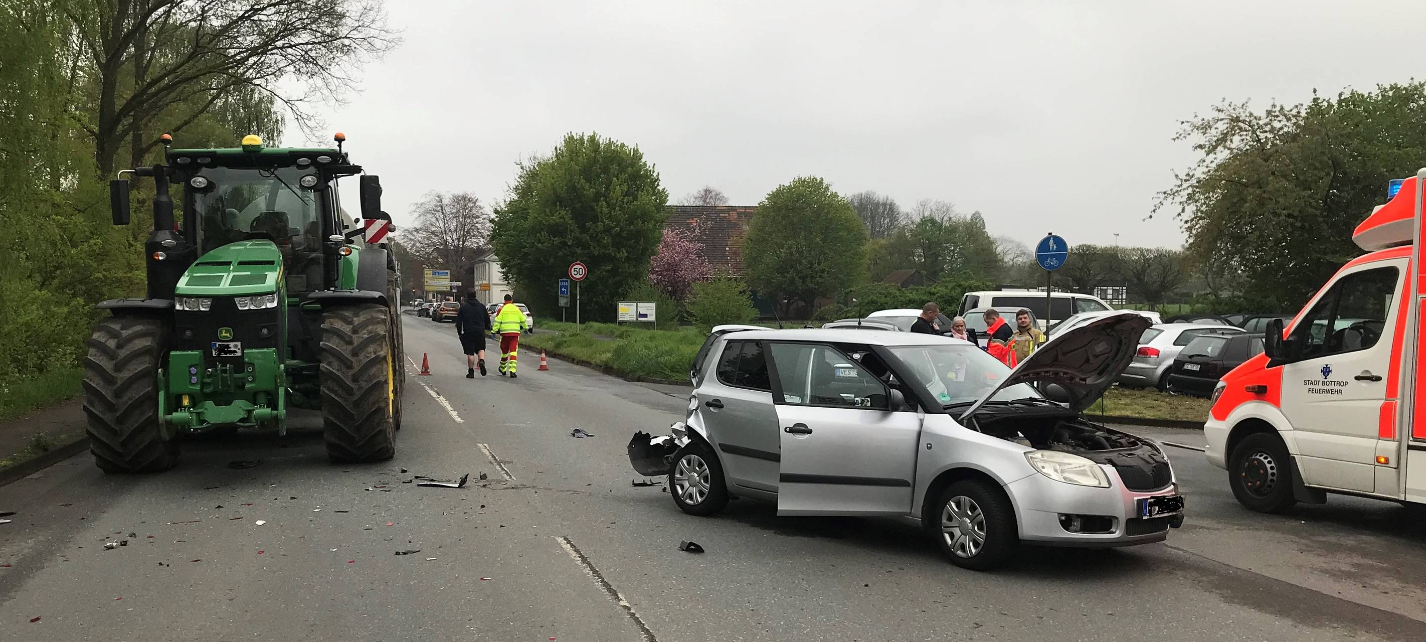 Unfall mit Traktor in Kirchhellen