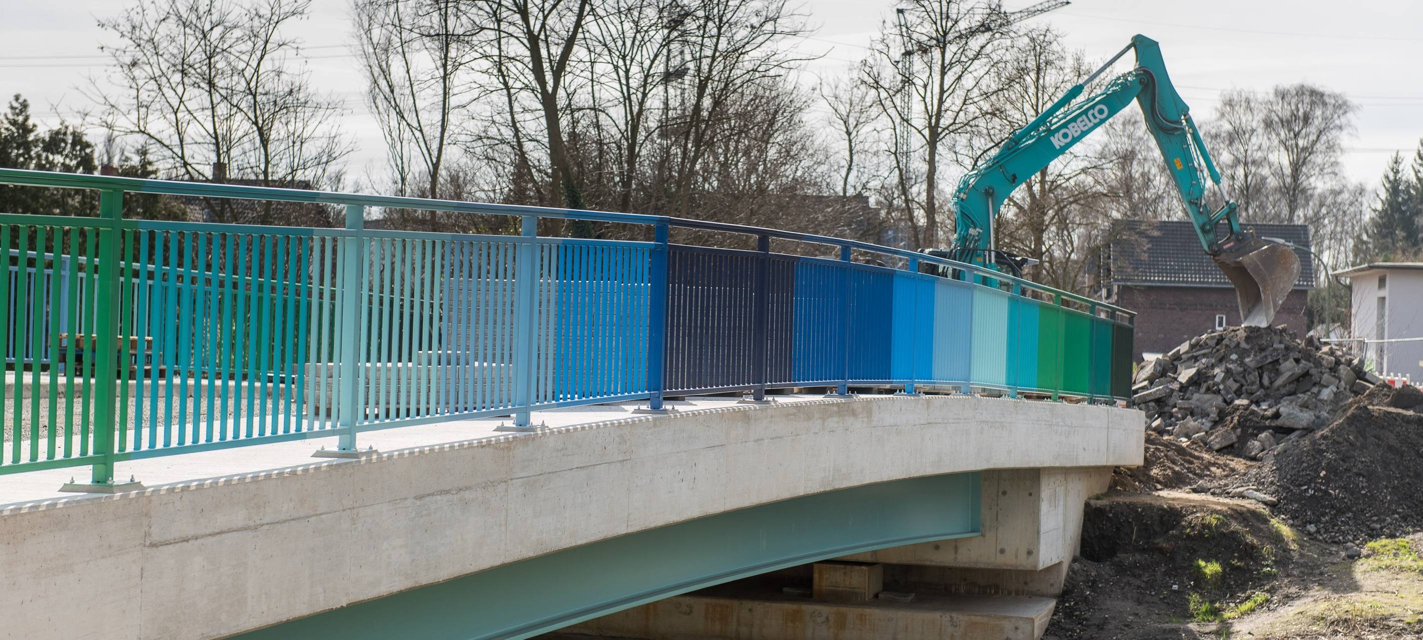 Die neue Berne-Brücke in Bottrop-Ebel