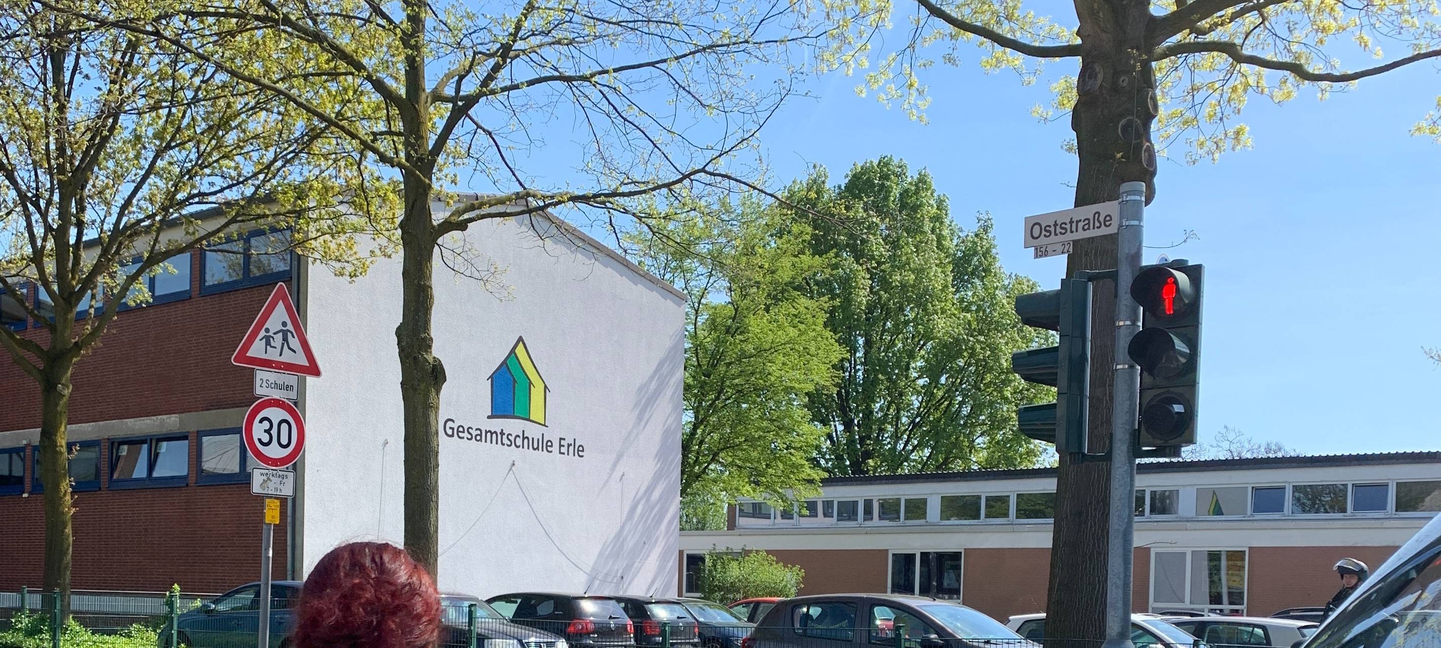 Polizeieinsatz wegen Amokdrohung an der Gesamtschule Erle