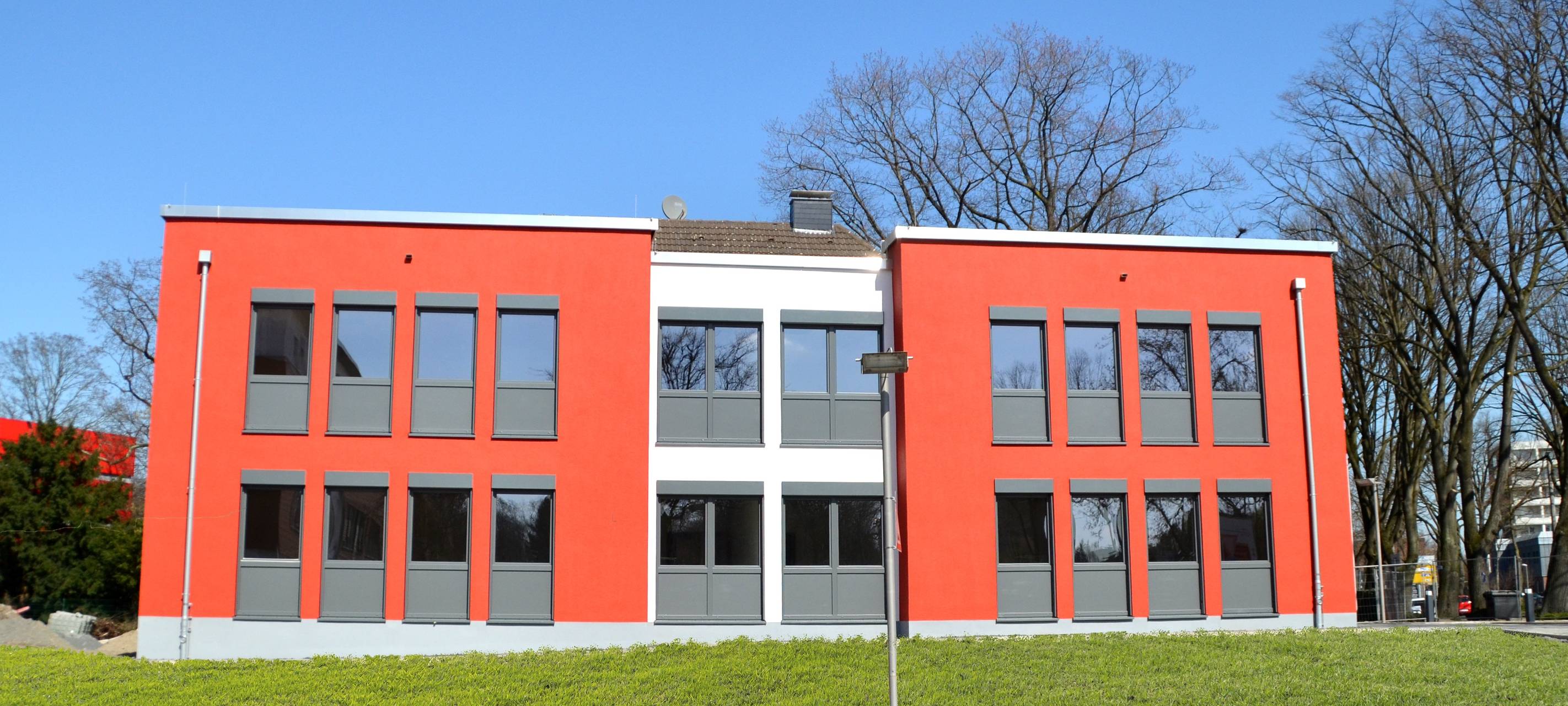 Der Neubau der Pflegeschule am Bottroper Knappschaftskrankenhaus