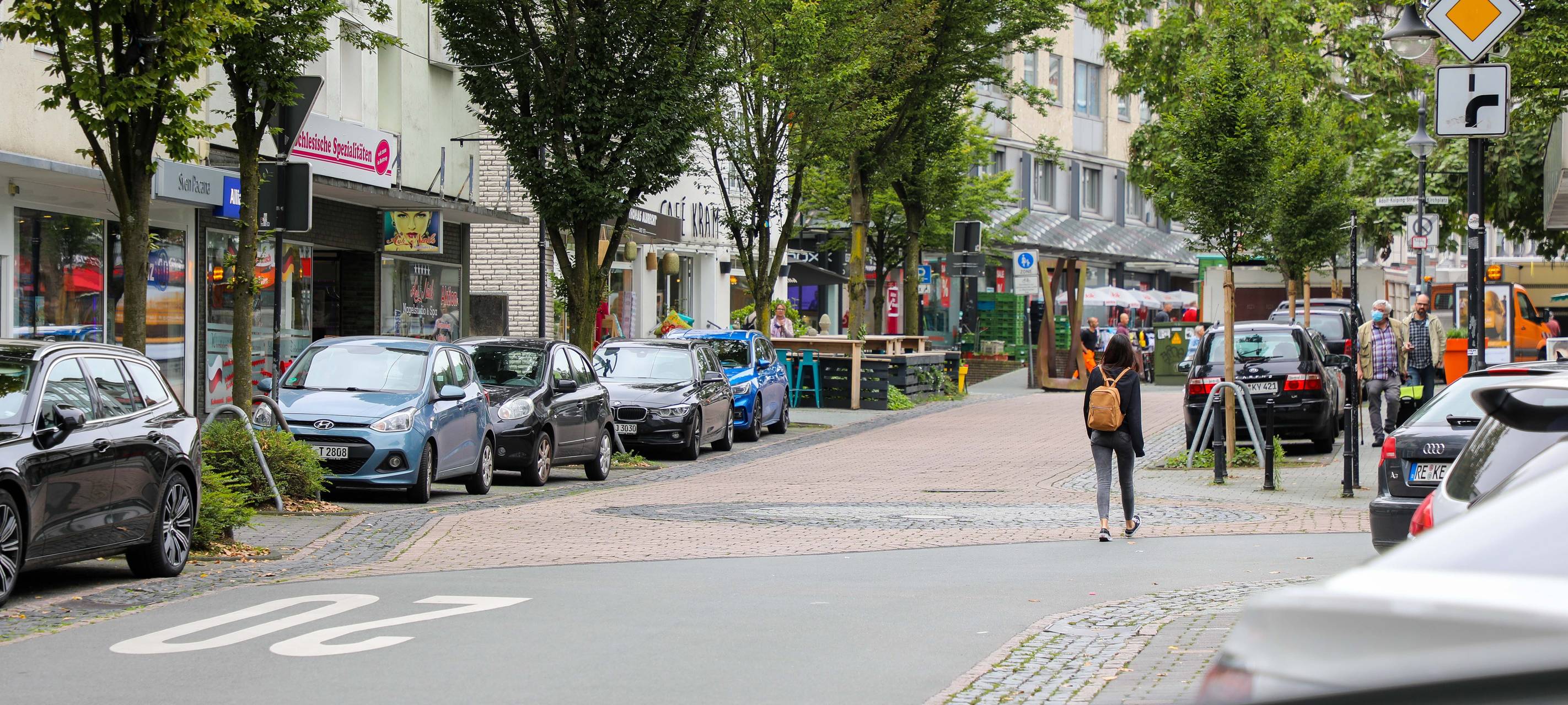 Die Poststraße in der Bottroper Innenstadt