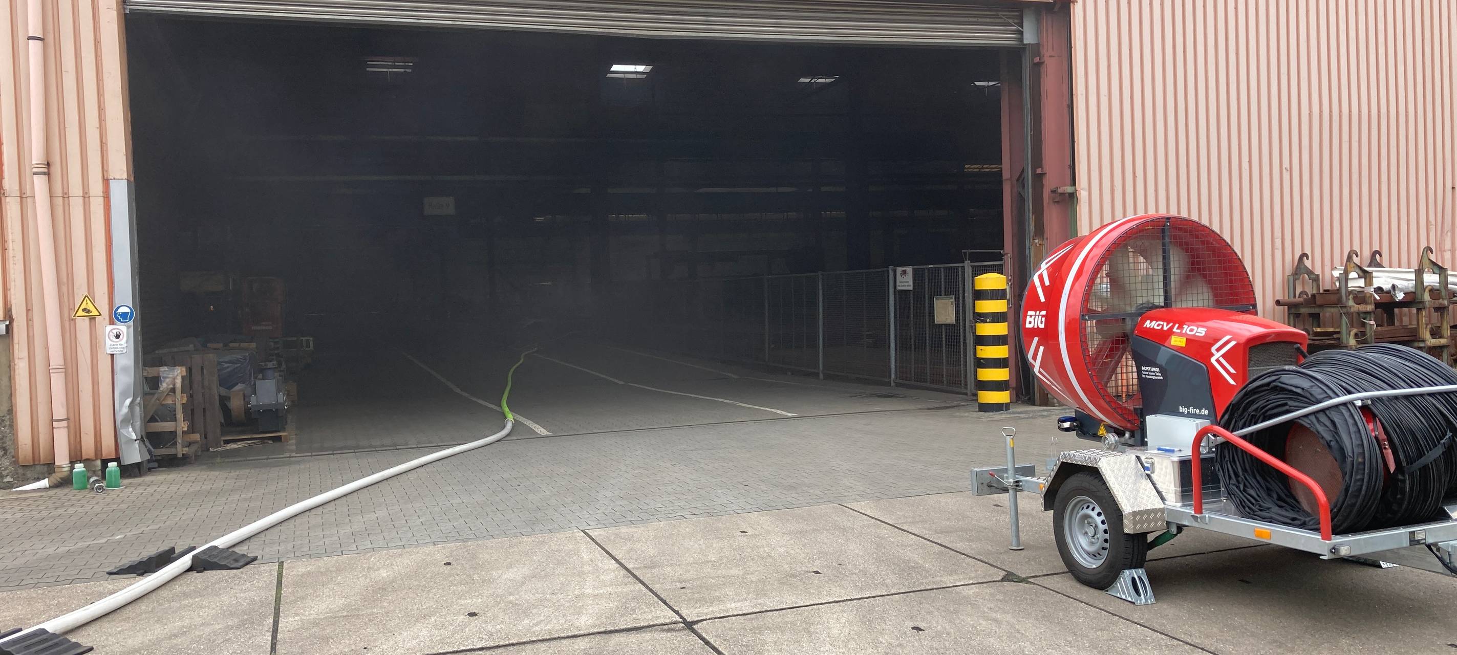 Brand Lagerhalle Gladbeck