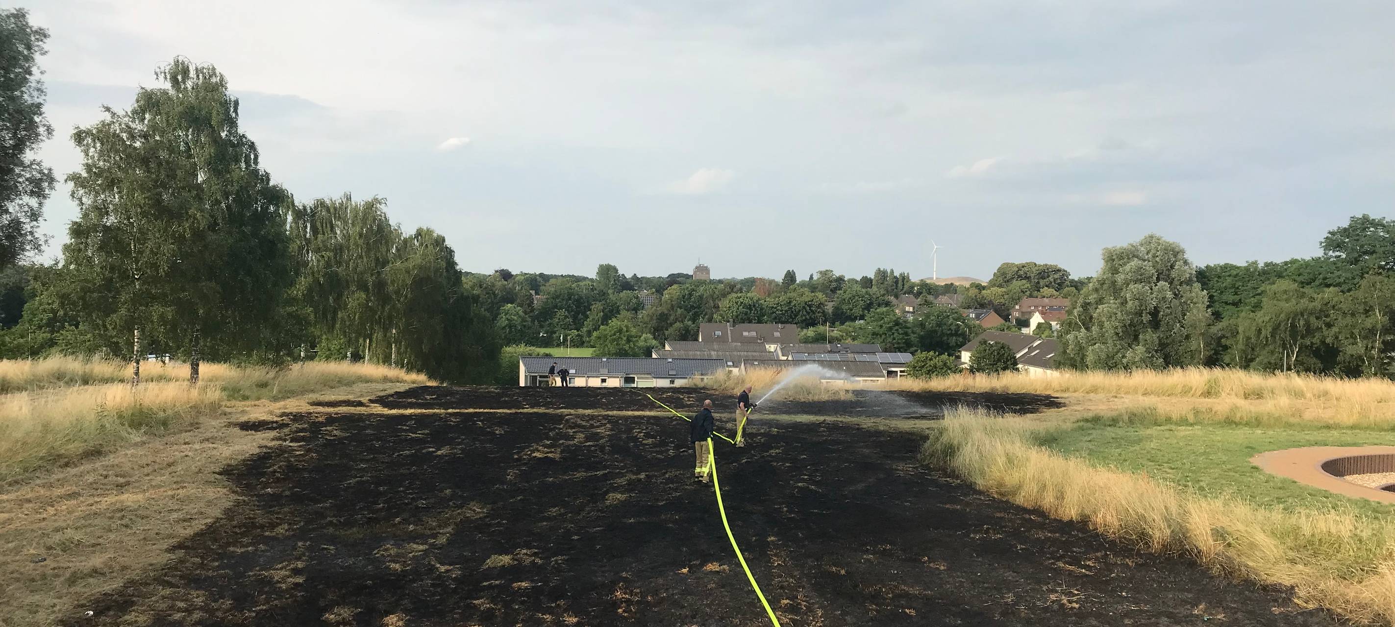 Brand im Bottroper Prosperpark