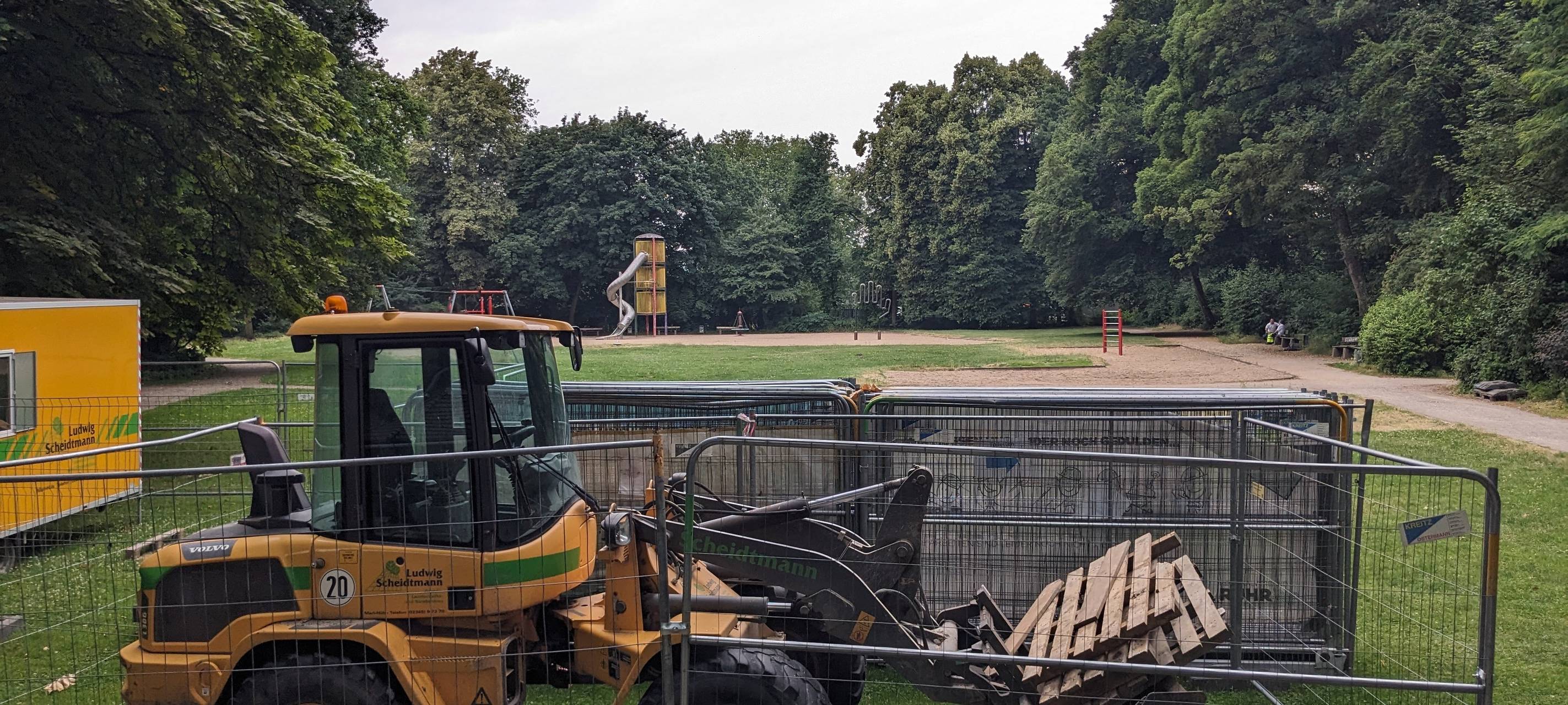 Umbau Spielplatz am Bottroper Stadtgarten