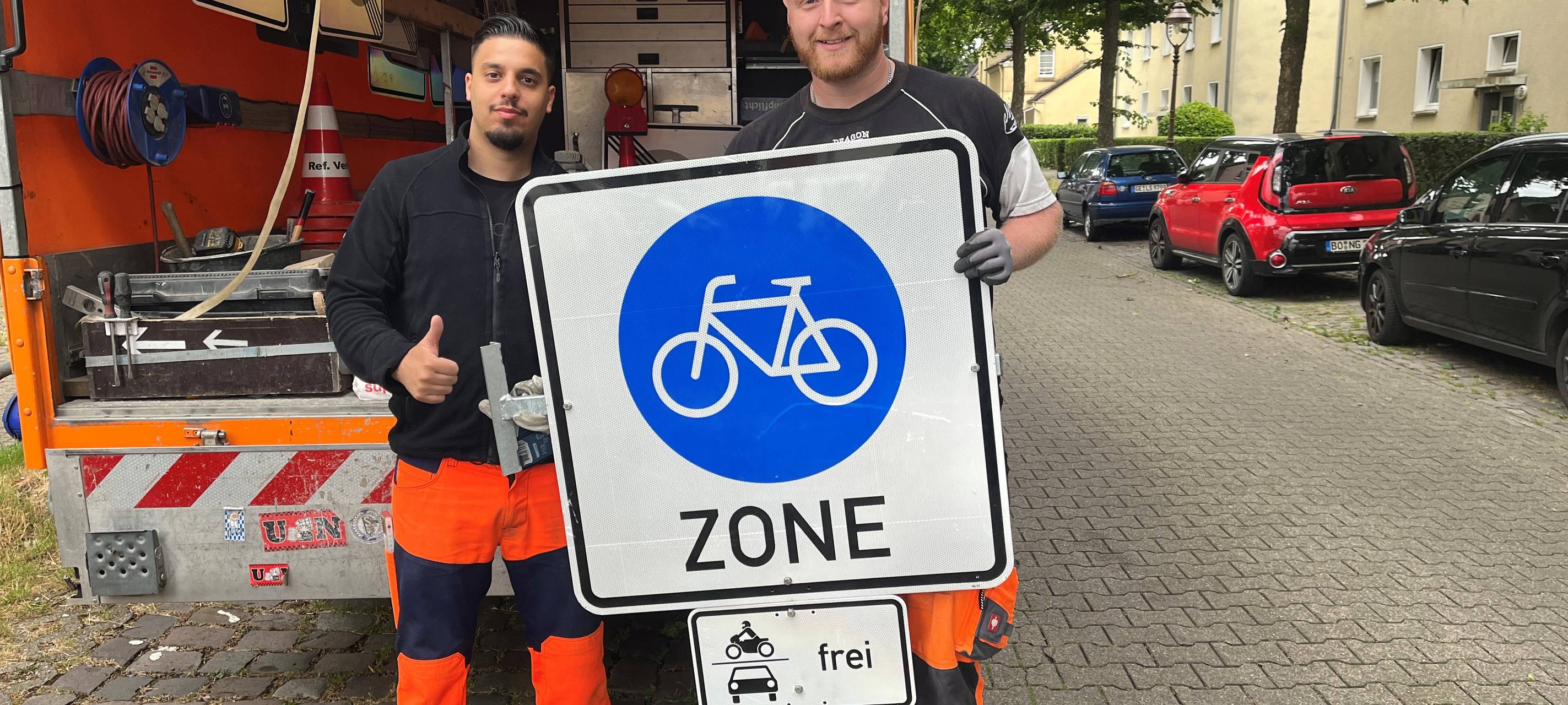 Erste Fahrradzone in Gelsenkirchen wird eröffnet