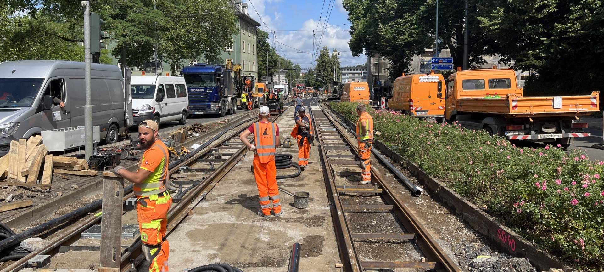 Sperrung der De-la-Chevallerie-Straße