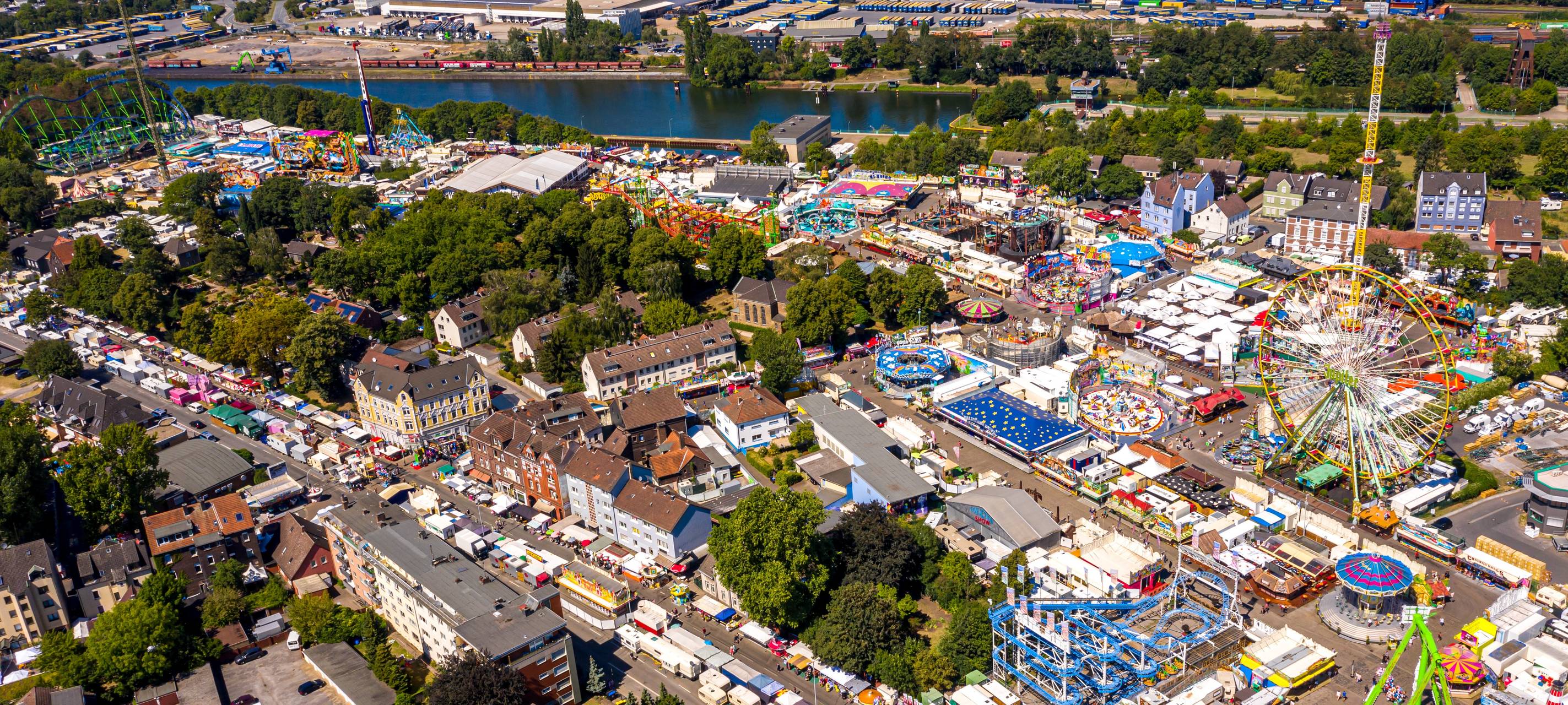 Karussells auf der Cranger Kirmes drehen sich ab heute