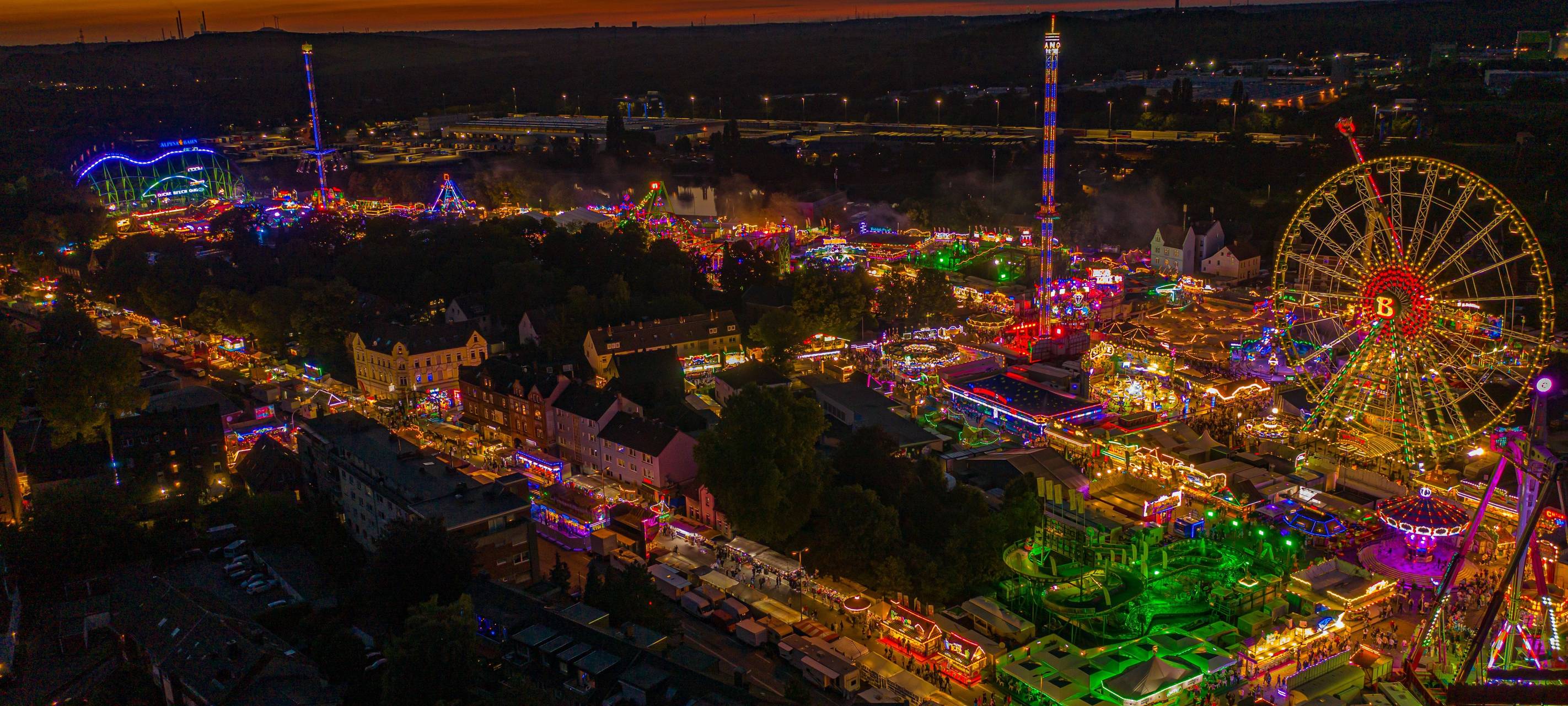 Fast vier Millionen Besucher auf der Cranger Kirmes