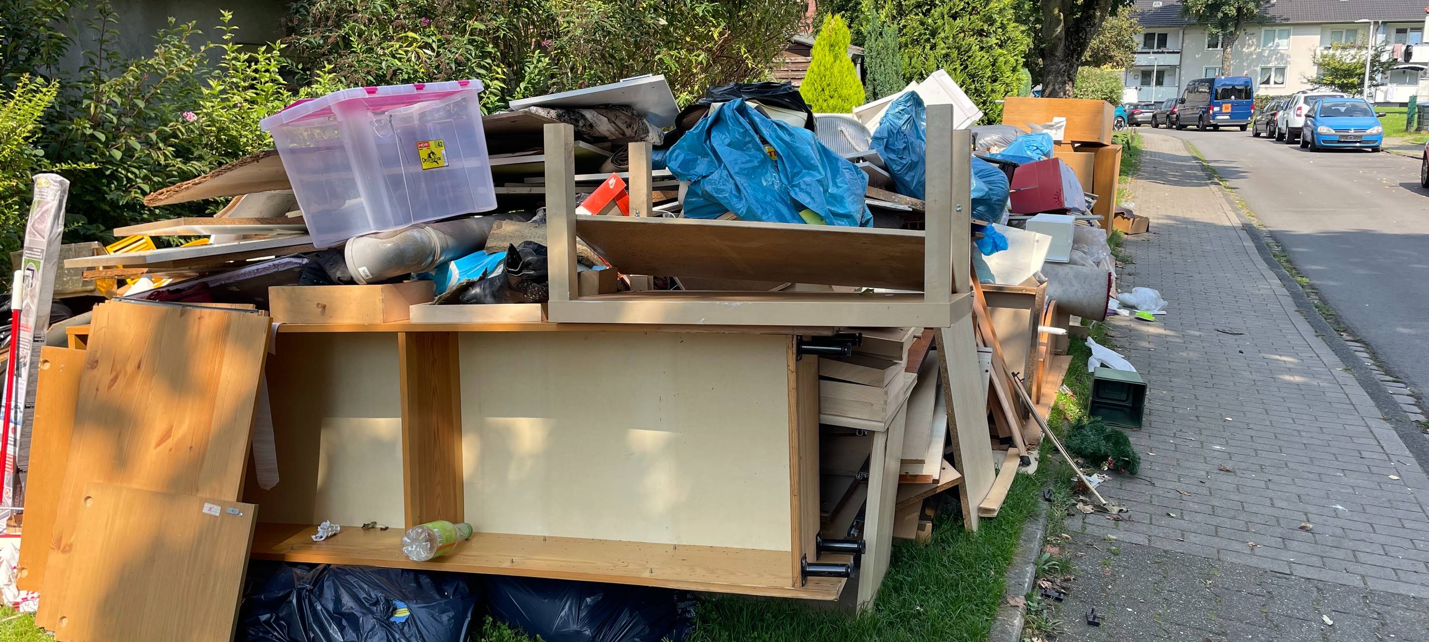 Sonder-Sperrmüllabfuhr nach Starkregen in Gelsenkirchen