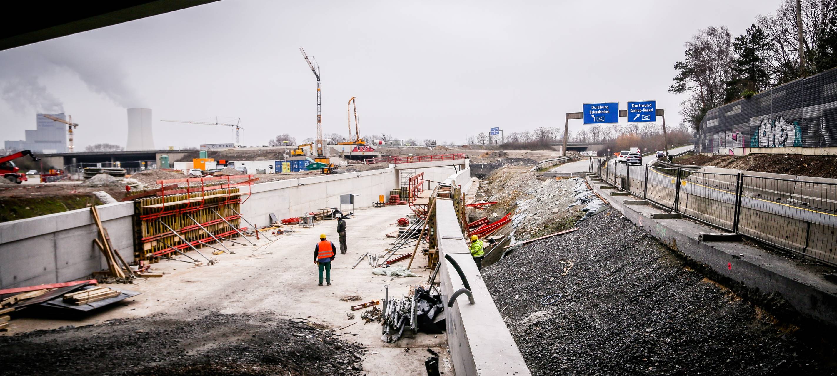 Kreuz Herne: Neue Bauarbeiten und Sperrungen