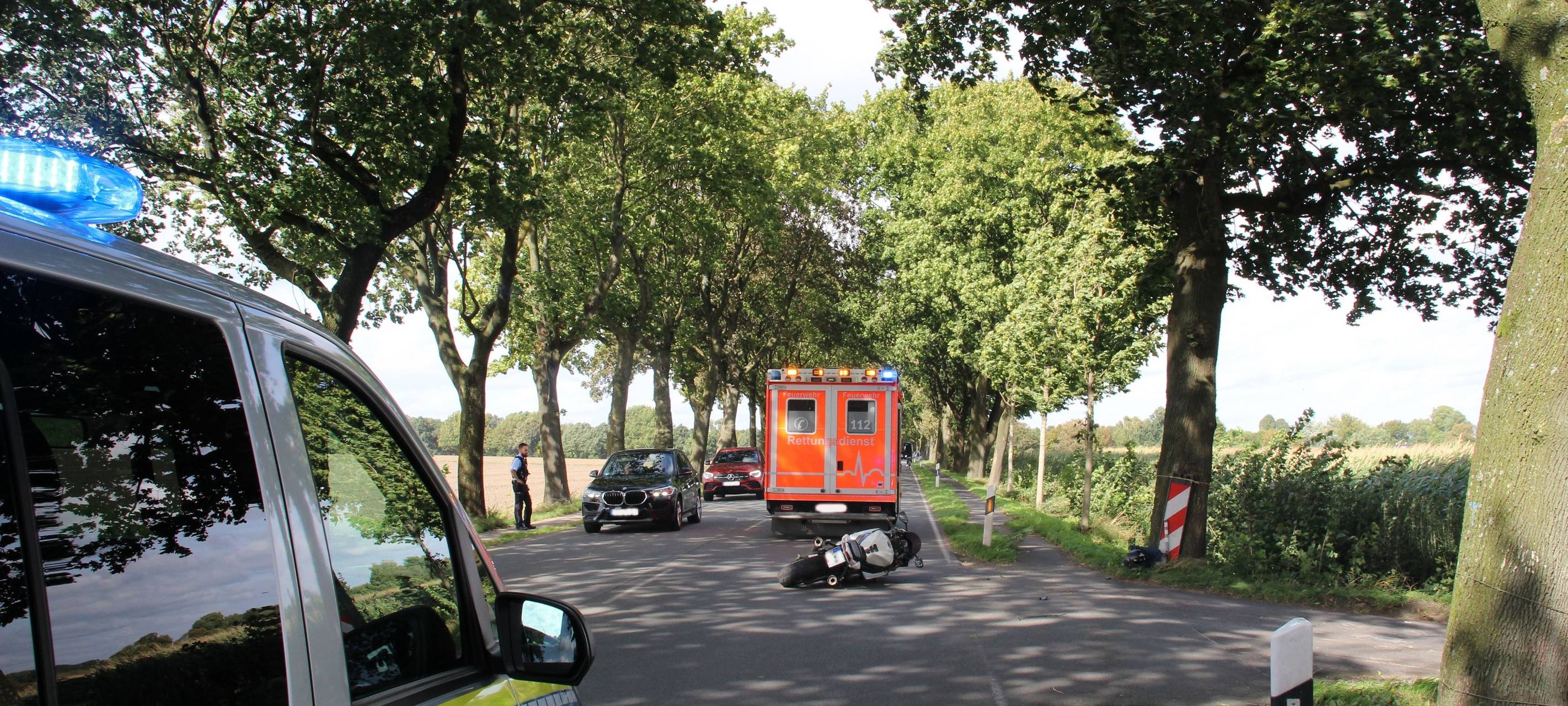 Motorradfahrer in Gelsenkirchen schwer verletzt