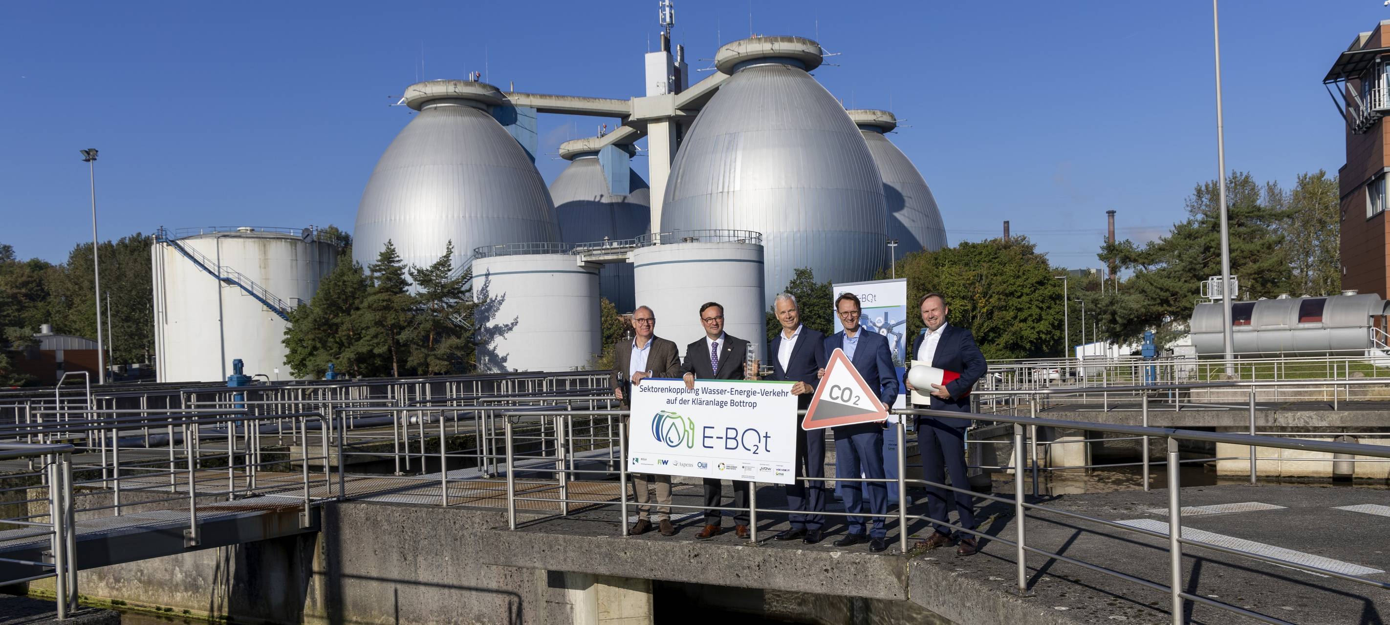 Kläranlage Bottrop stellt erneuerbaren Kraftstoff her