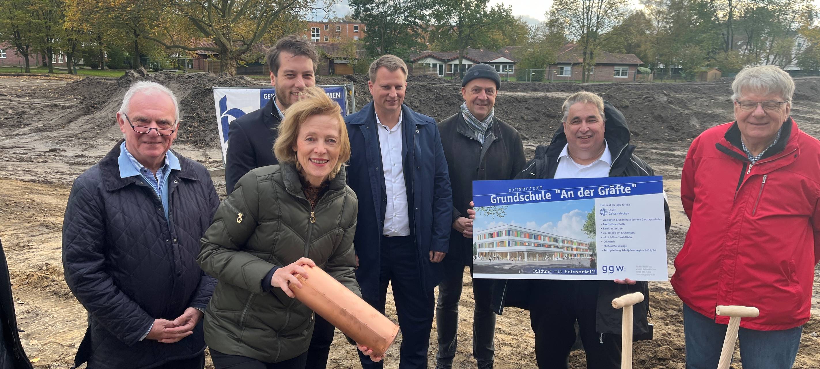 Baubeginn für neue Grundschule in Gelsenkirchen-Erle