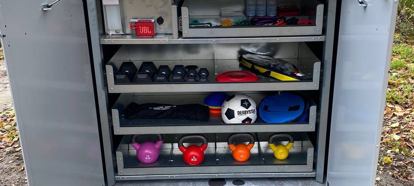 Erste Sportbox in Gelsenkirchen ist eingeweiht