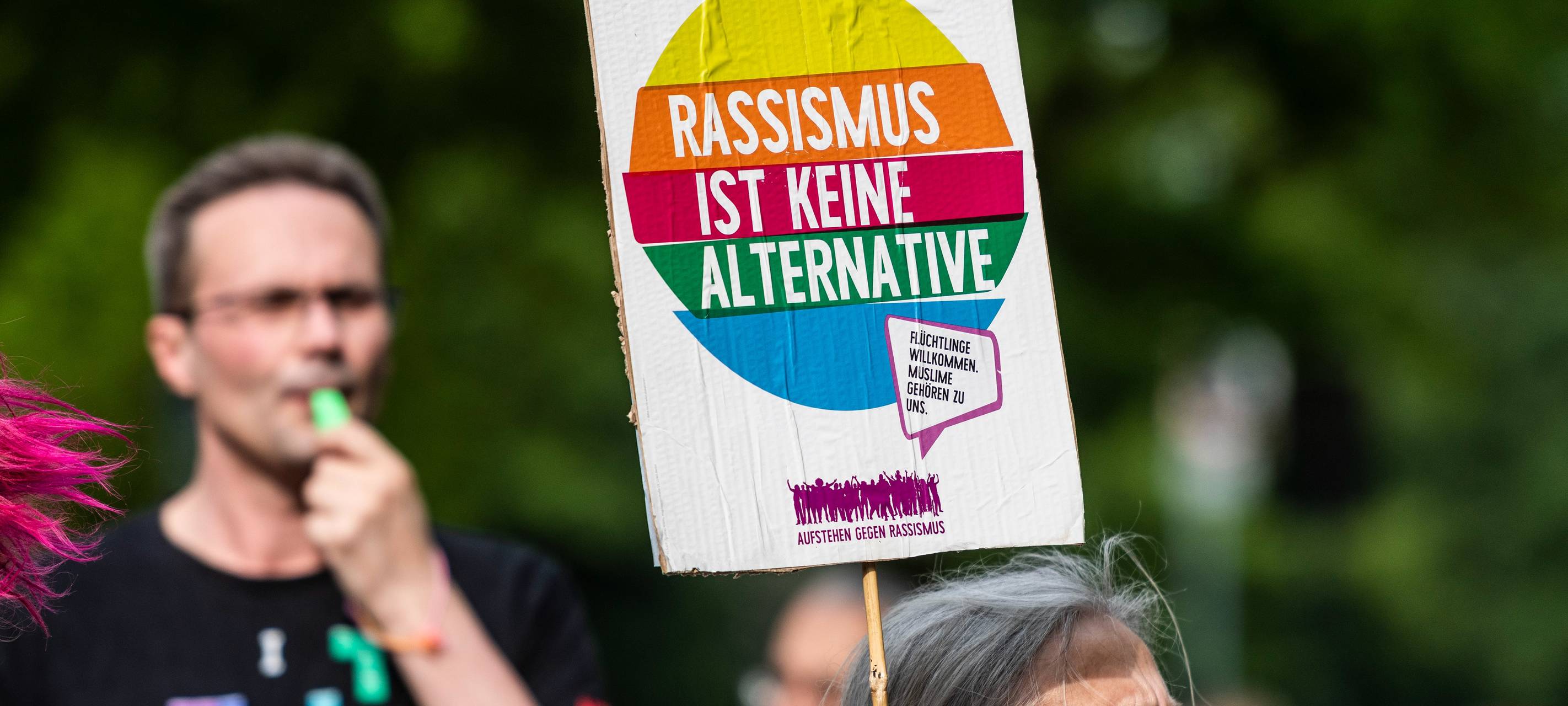 Protest gegen AfD-Veranstaltung in Gladbeck
