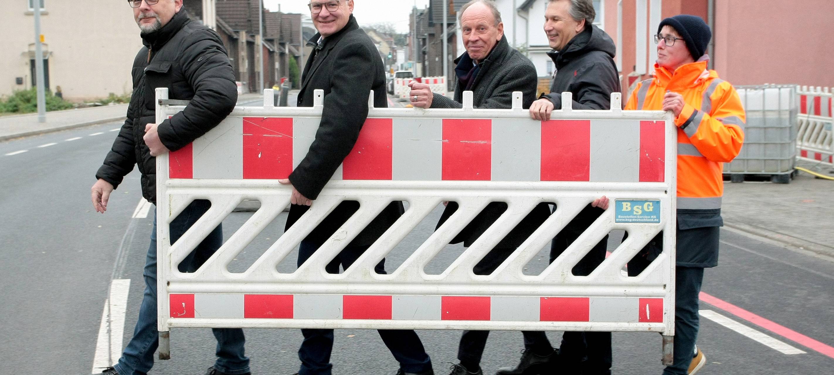 Freie Fahrt auf der Horster Straße in Bottrop