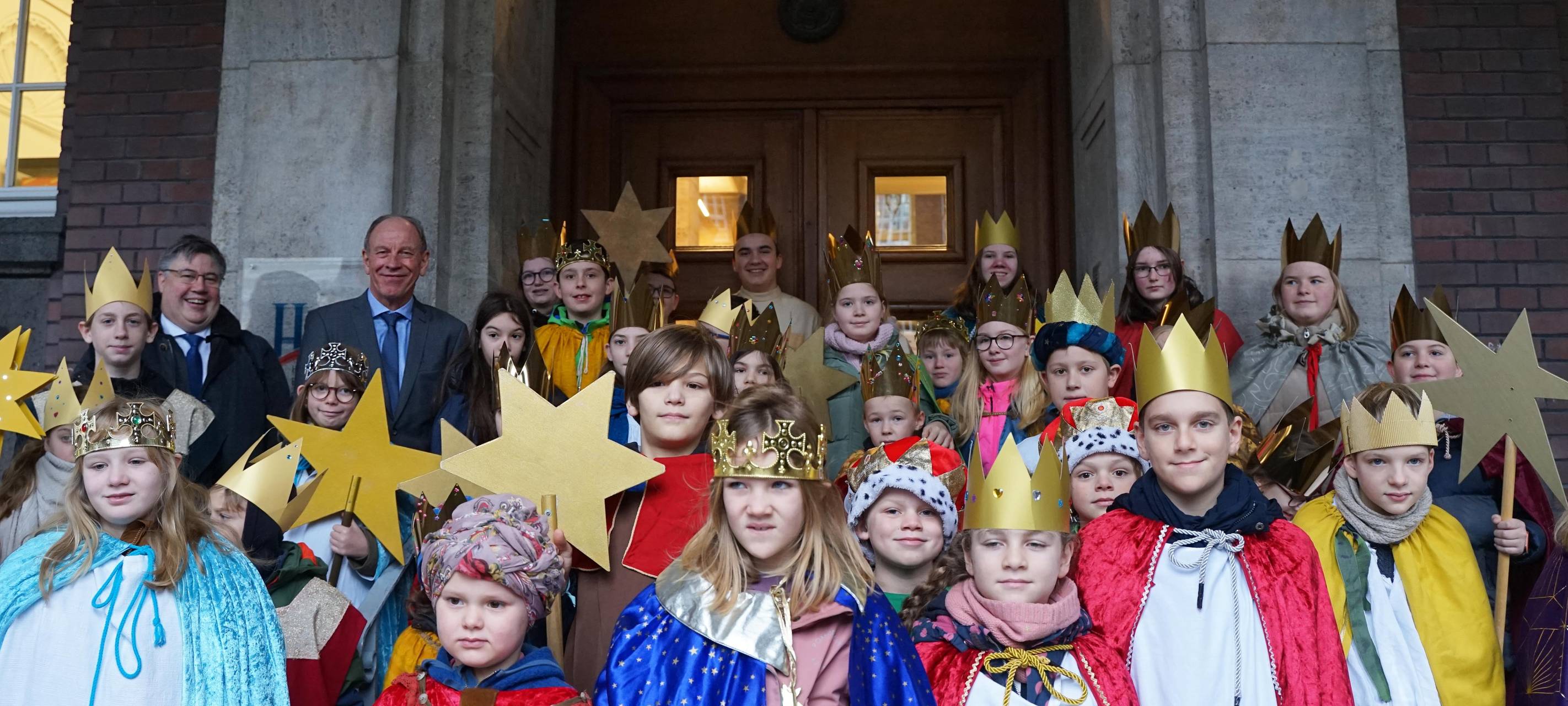 Sternsinger im Bottroper Rathaus begrüßt