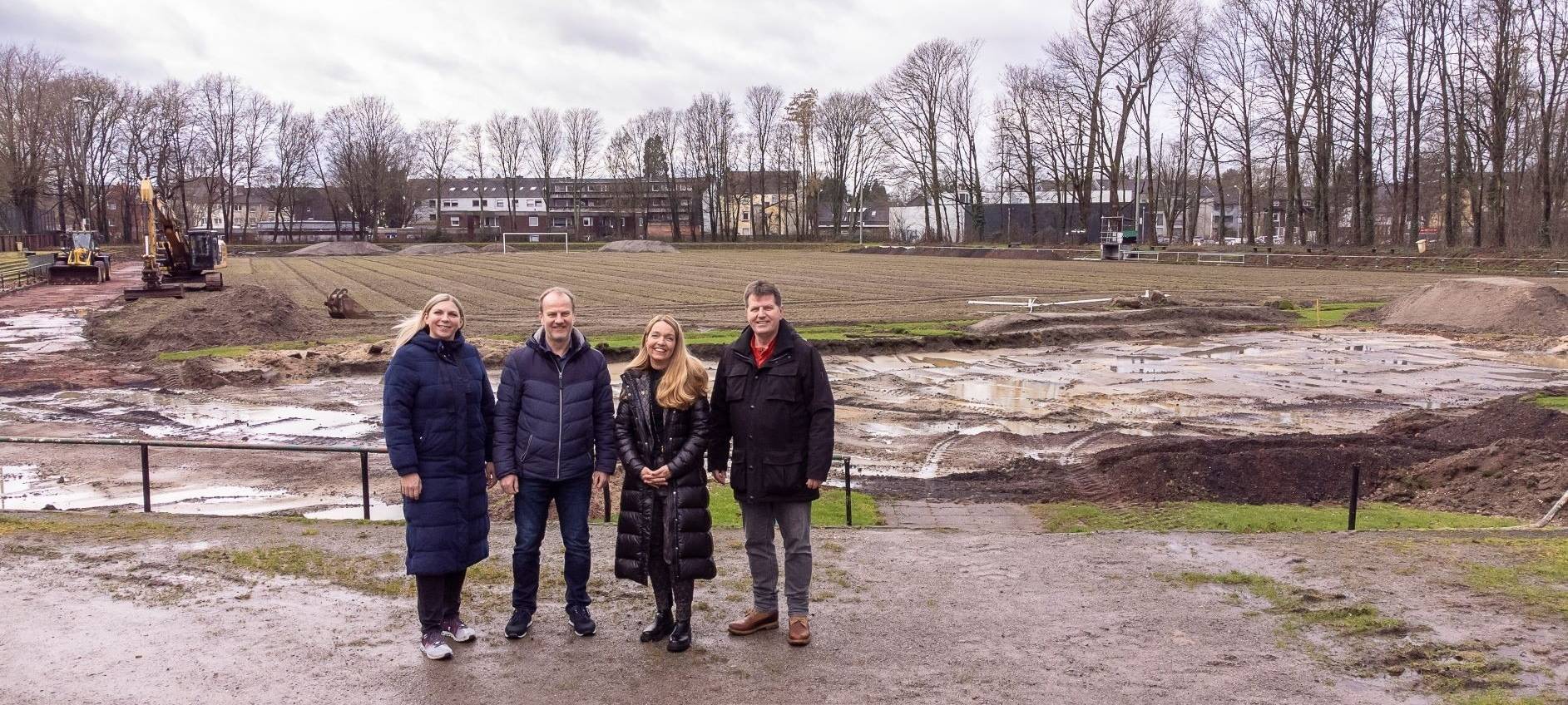 Kunstrasen für den SV Zweckel: Arbeiten gehen voran