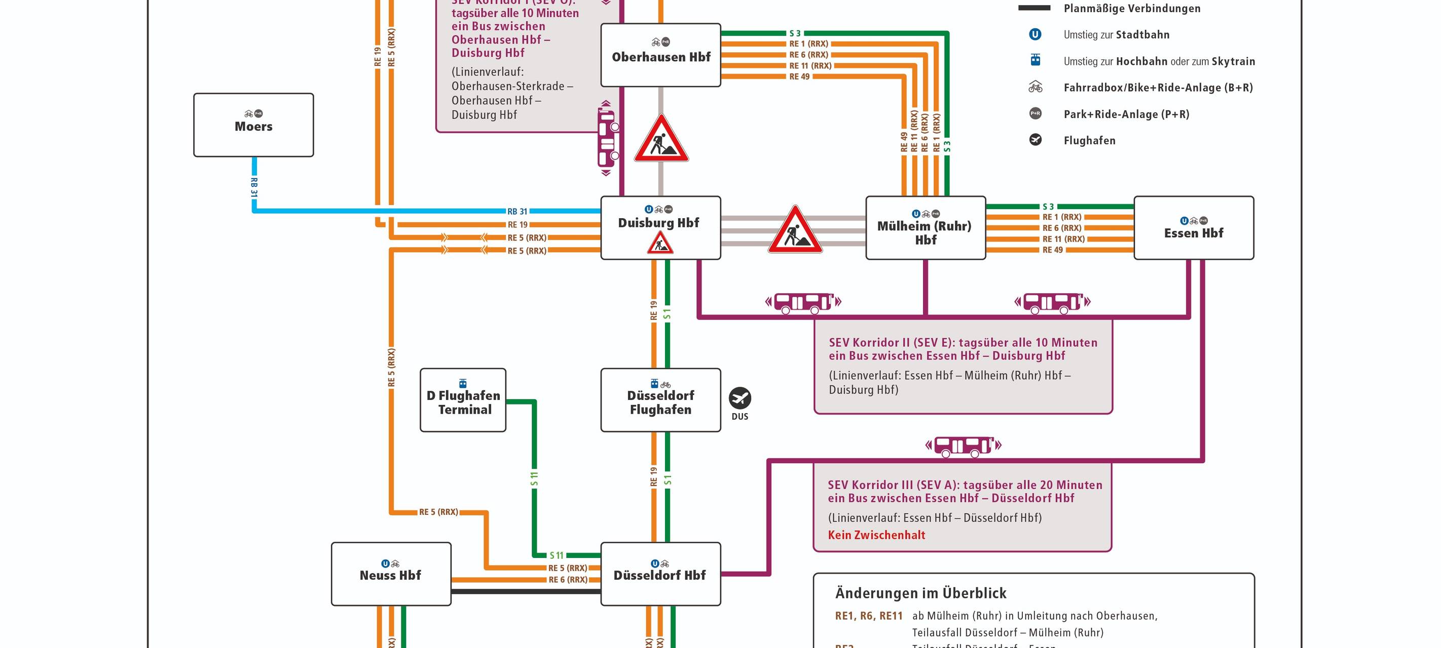 Großbaustelle in den Osterferien legt Bahnlinien lahm