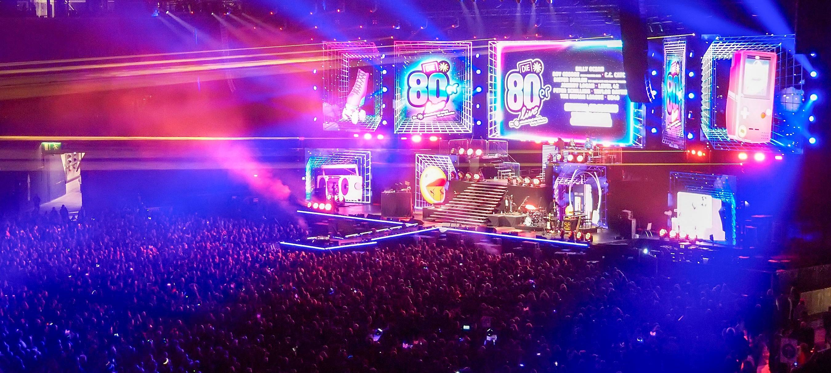 "Die 80er live": Viel Verkehr rund um die Arena auf Schalke