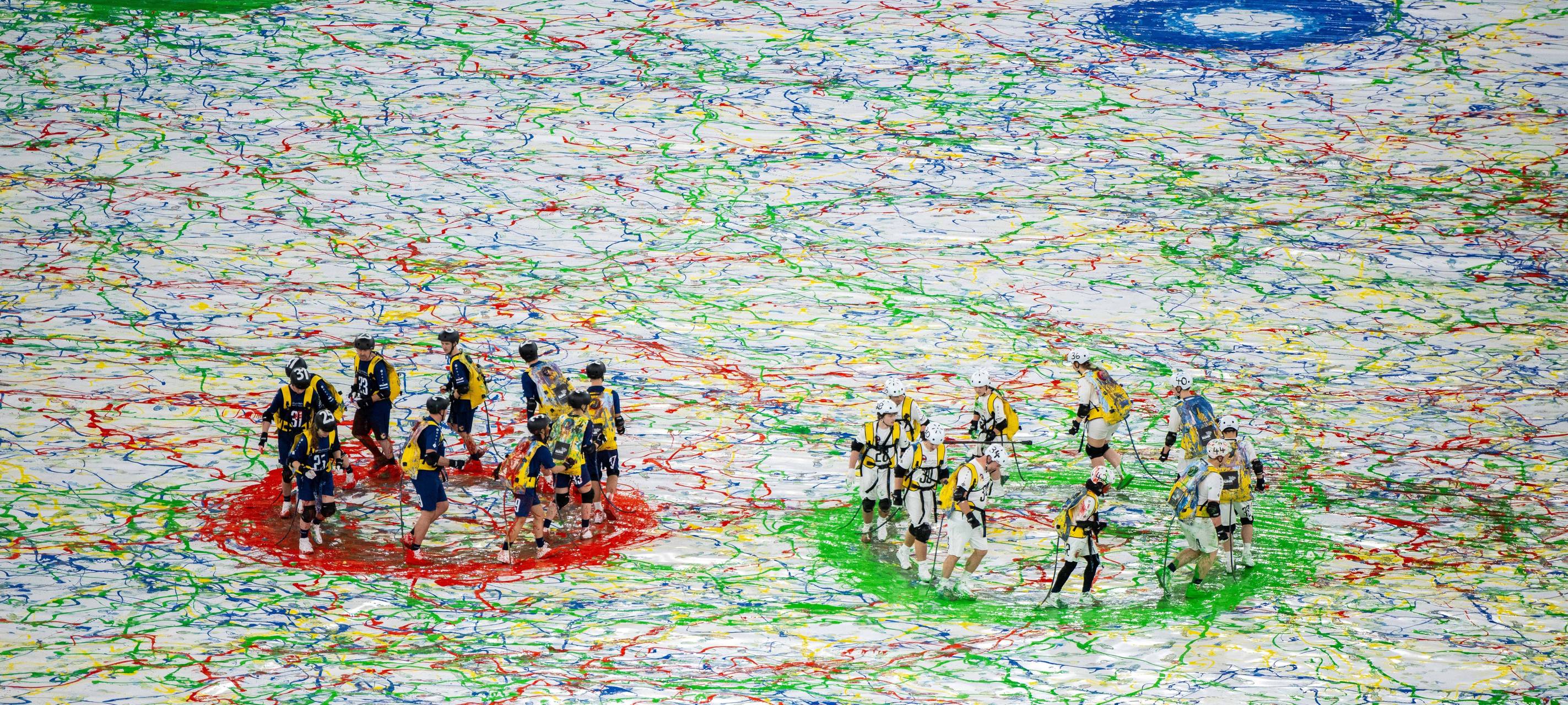 Größtes Bild in der Arena auf Schalke in Gelsenkirchen