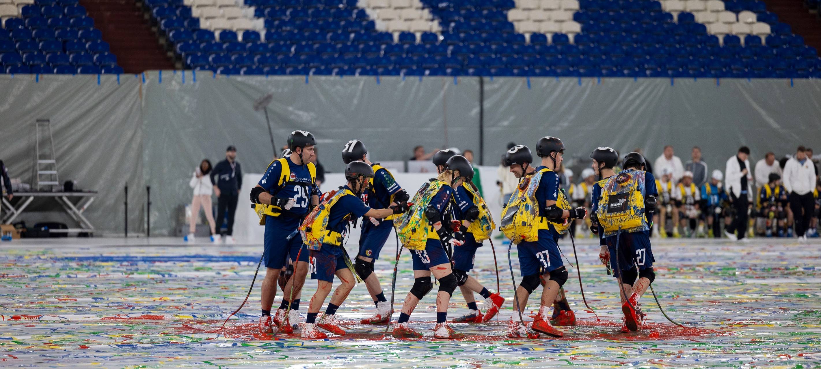 Größtes Bild in der Arena auf Schalke in Gelsenkirchen
