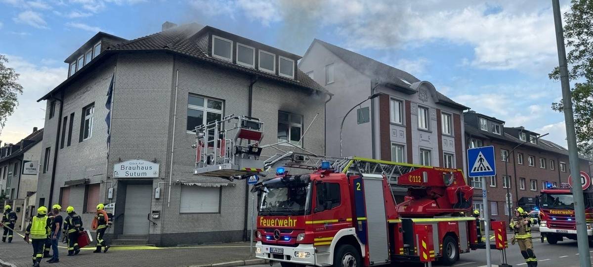 Wohnungsbrand in Gelsenkirchen-Beckhausen
