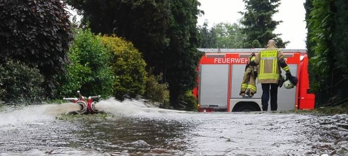 Starkregen: Zwei große Einsätze in Bottrop