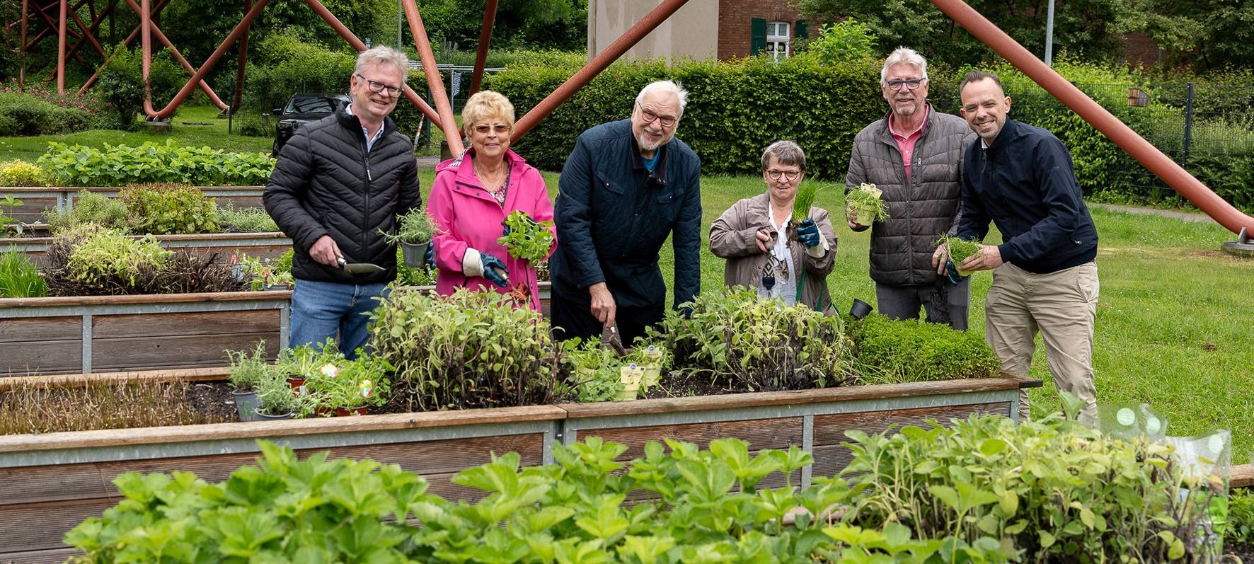 Frisches Gemüse im Nordsternpark