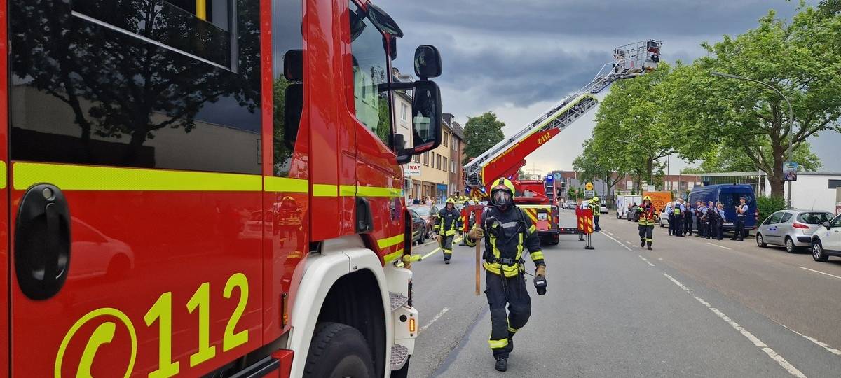 Feuerwehr-Großeinsatz wegen eines verschmorten Blumentopfs