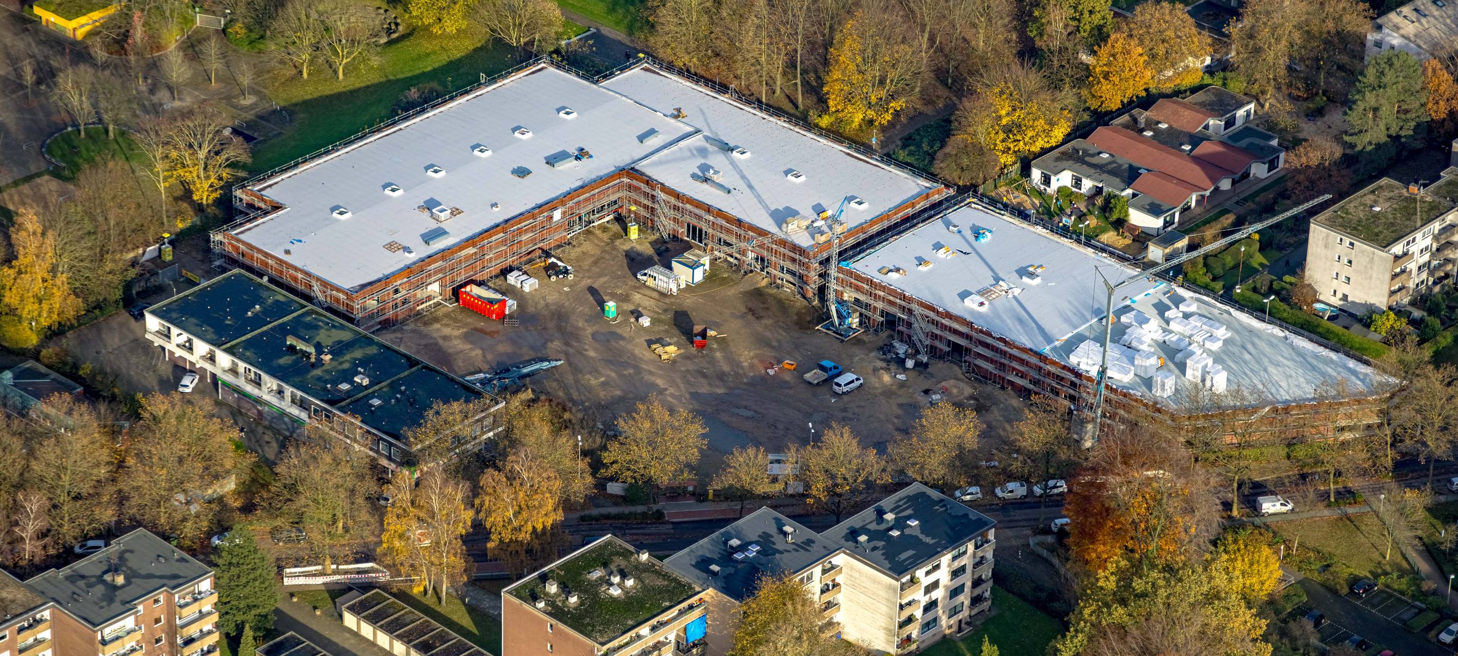 Neues Geschäftszentrum in Gladbeck nimmt Formen an