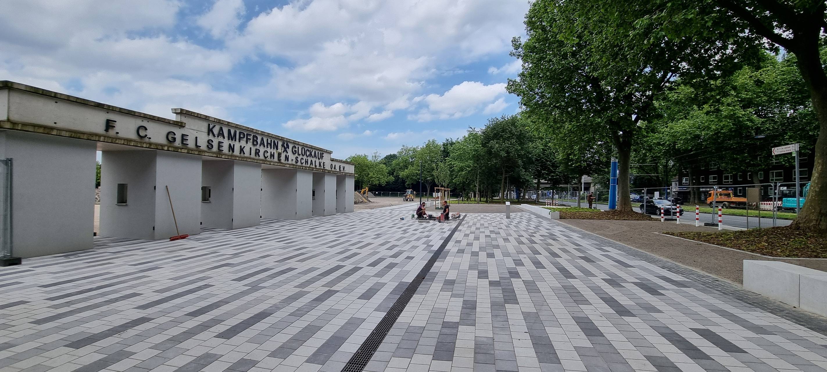 Sportgarten an der Glückauf-Kampfbahn nimmt Formen an