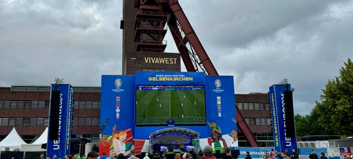 Unwetter: Fan Zone in Gelsenkirchen bleibt geschlossen