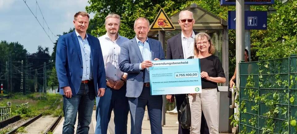 6,8 Millionen Euro für den Ausbau des Bahnhofs Buer-Nord