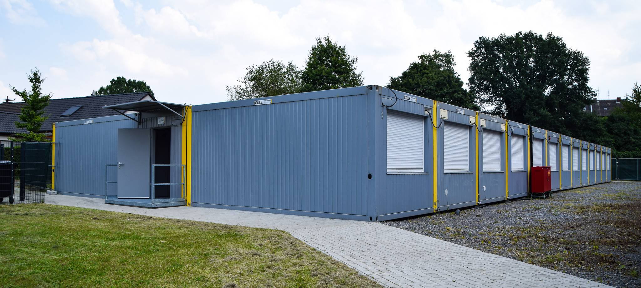 Neues Containerdorf in Bottrop-Eigen wird bezogen