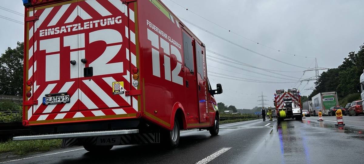 Fünf Verletzte bei Unfällen in Gladbeck und Bottrop
