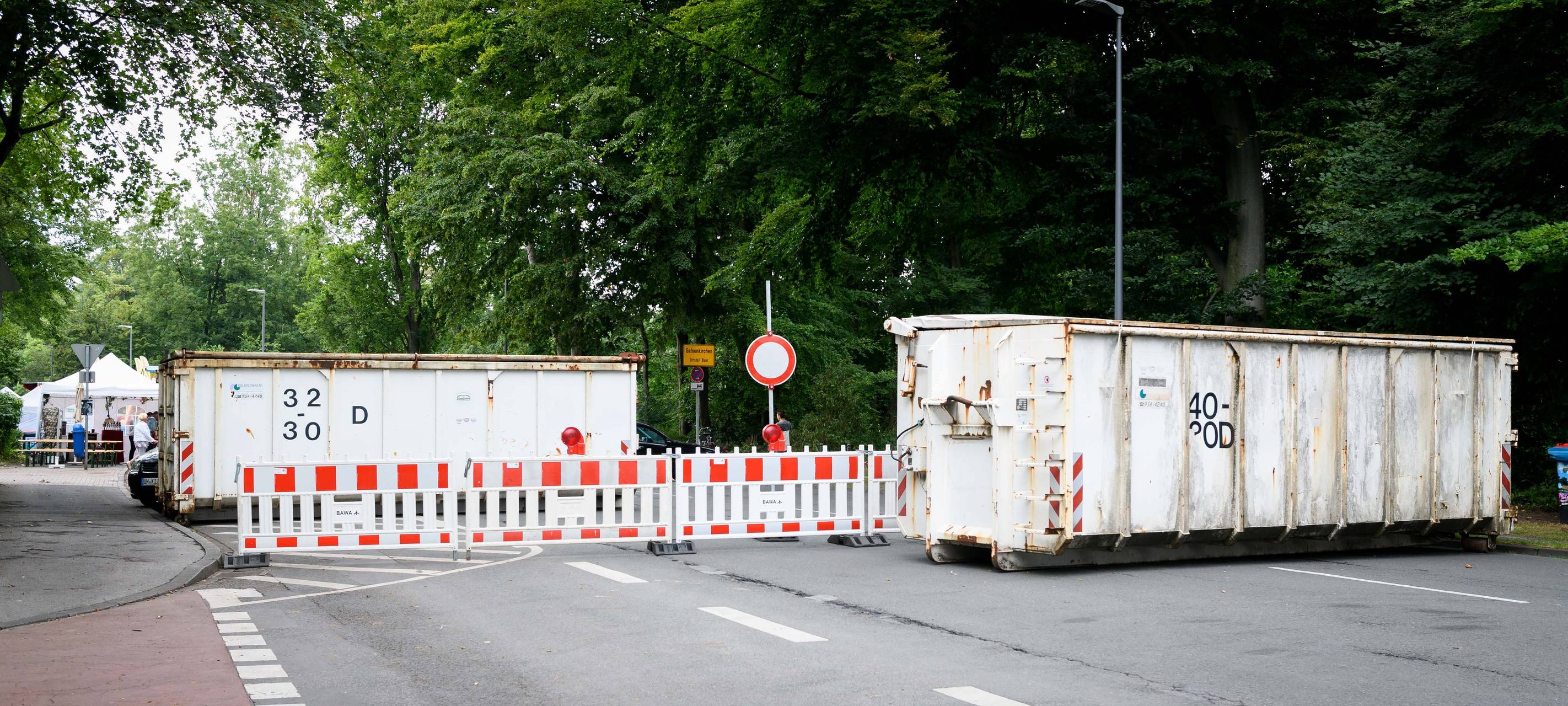 Sperrungen wegen Sommerfestival Schloss Berge