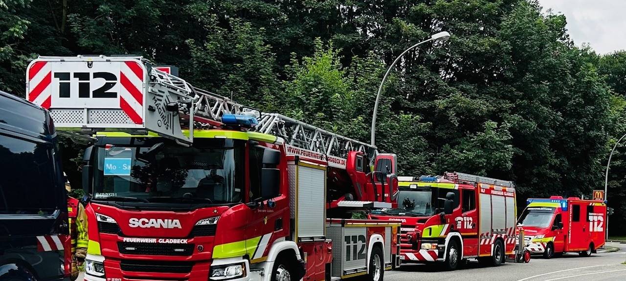 Gasaustritt auf Gladbecker Supermarkt-Parkplatz