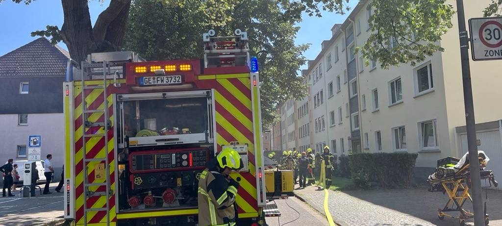 Toter bei Brand in Gelsenkirchen gefunden