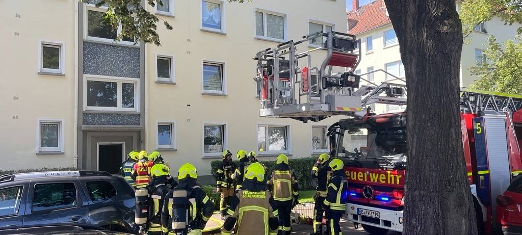 Brand in Gelsenkirchen-Schalke