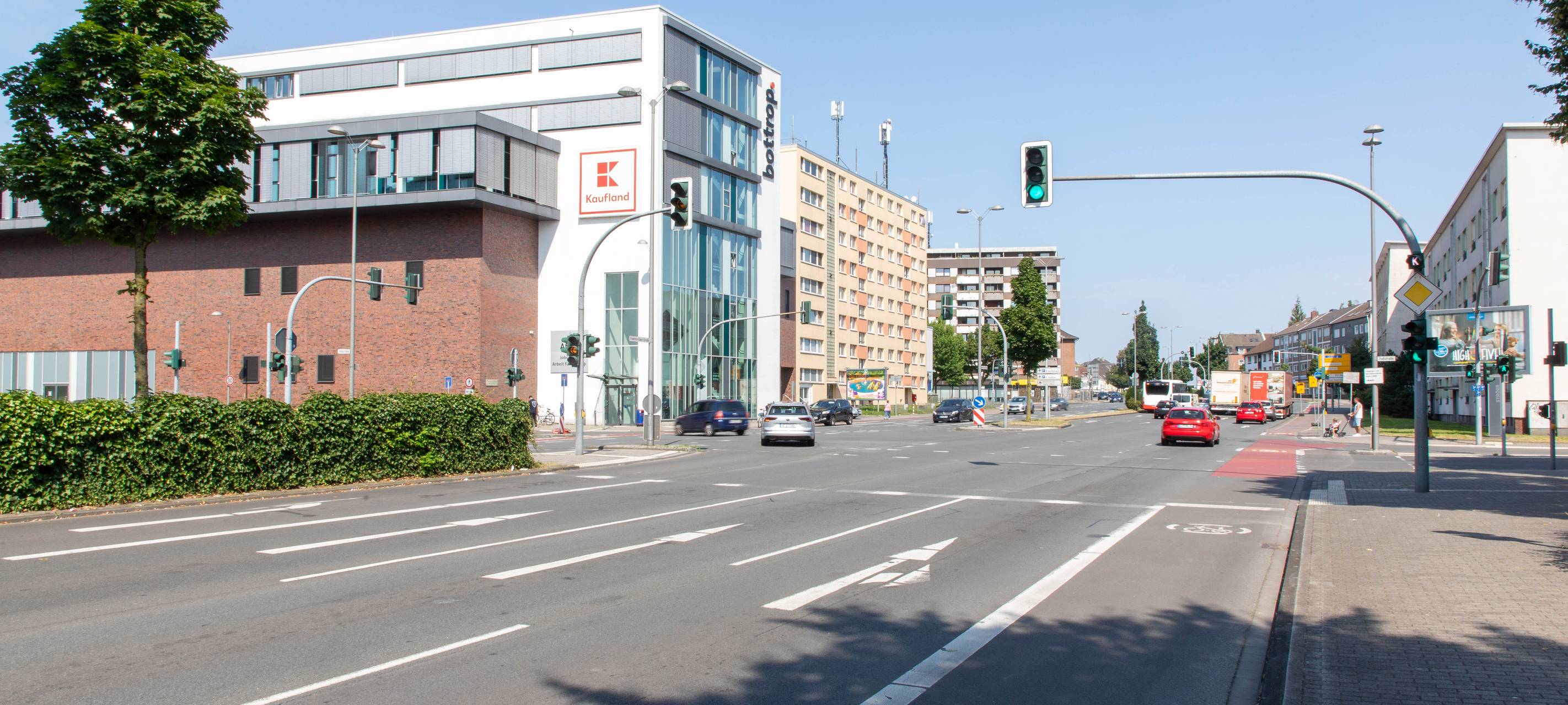 Neue Baustelle mitten in der Bottroper Innenstadt