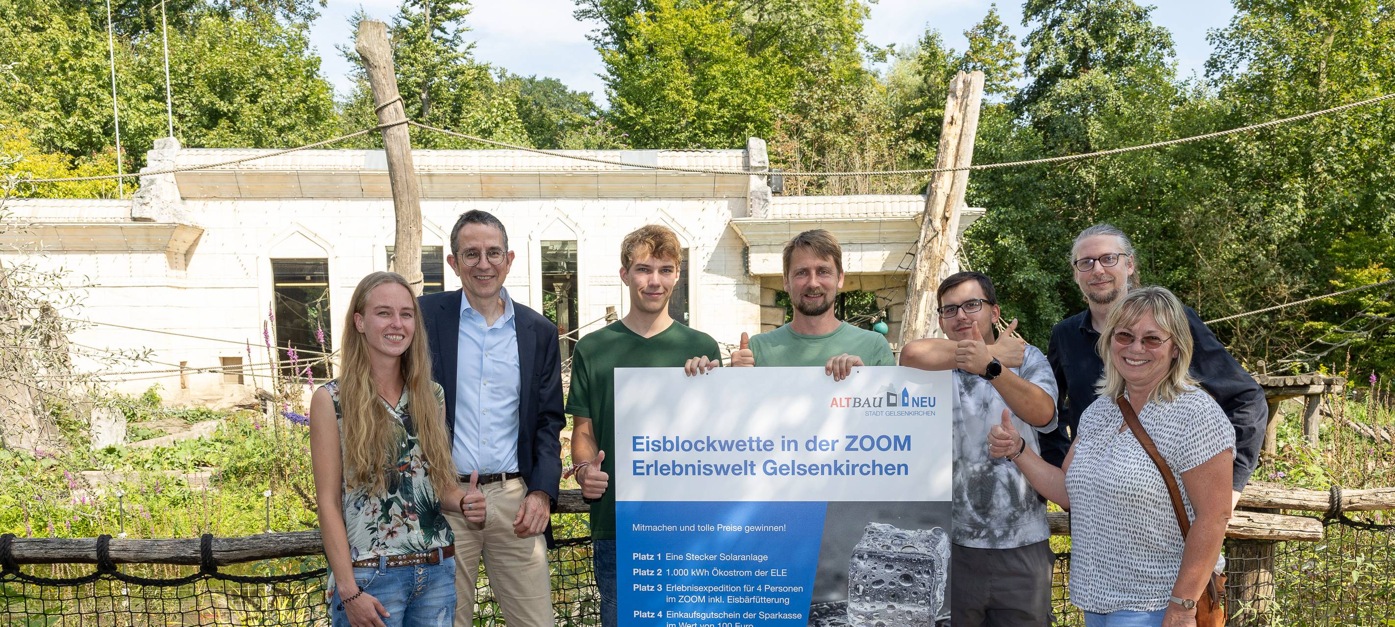 Gelsenkirchener Berufskolleg gewinnt die Eisblockwette
