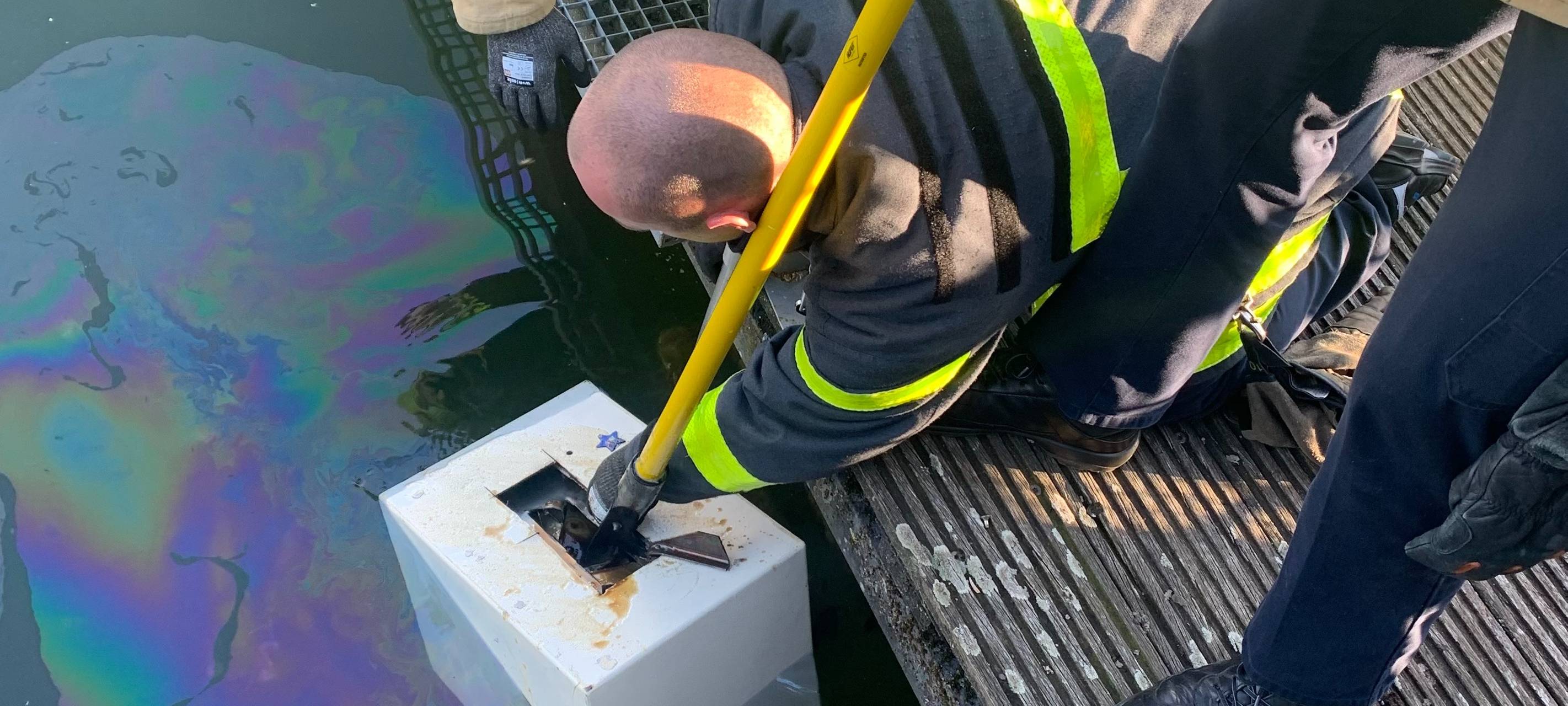 Gladbeck: Tresor aus dem Nordparkteich geborgen