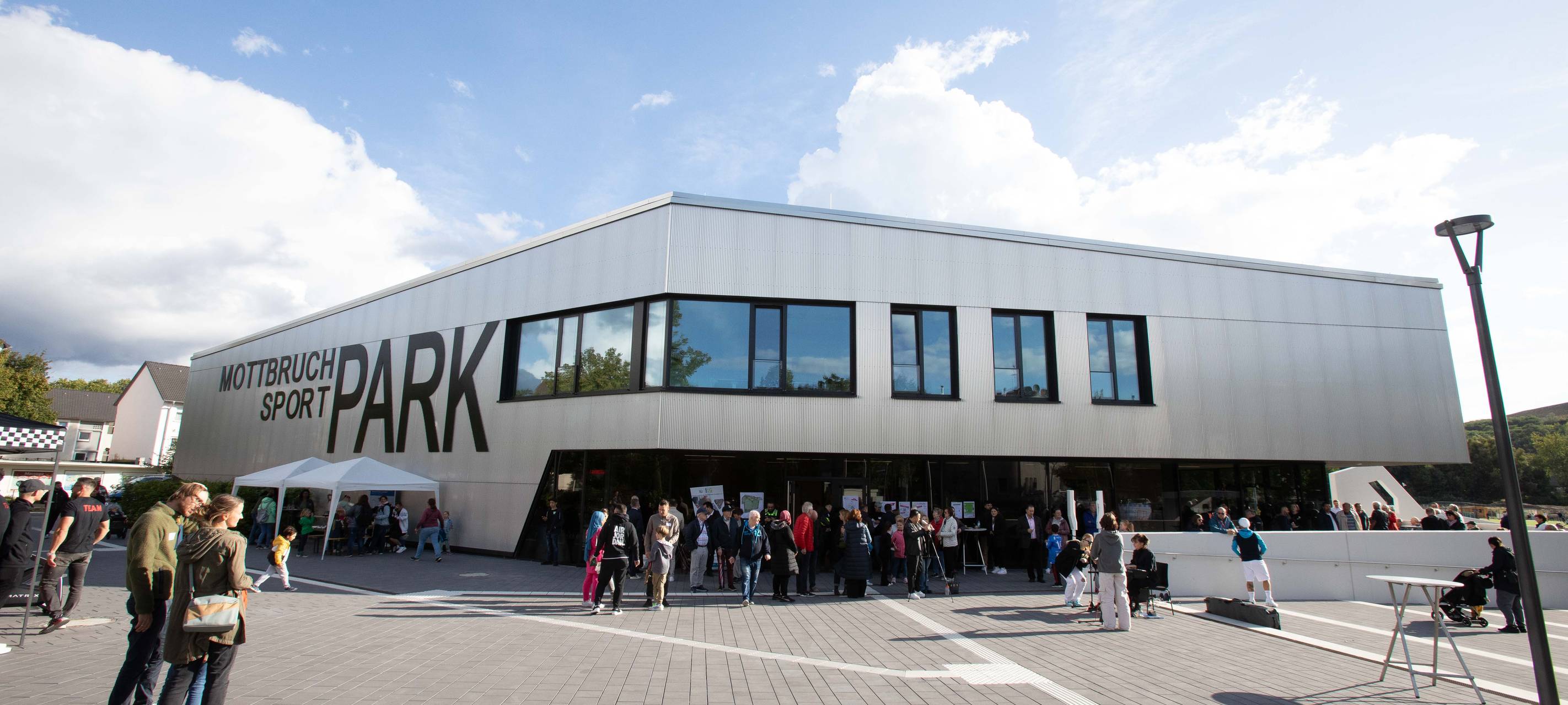 Erste Eröffnung im Sportpark Mottbruch in Gladbeck