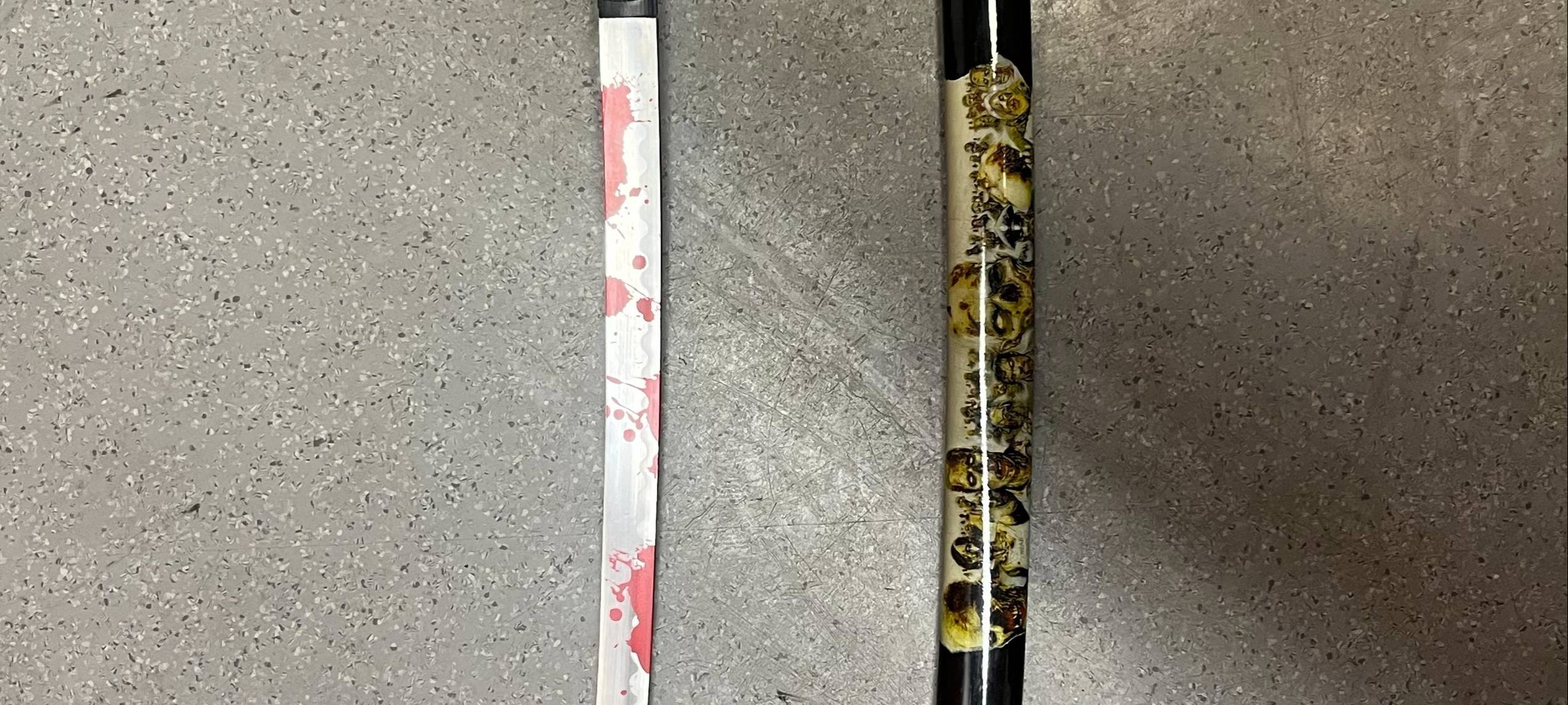 Verfolgungsjagd: Mann mit Samuraischwert gefasst