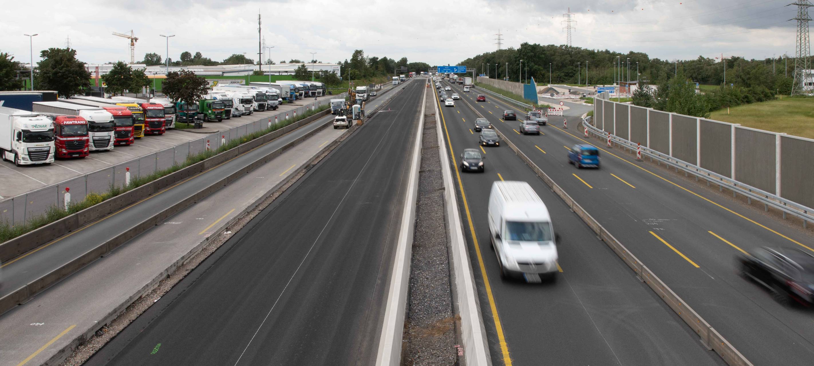 A2: Baustelle zwischen Bottrop und Oberhausen wird umgebaut