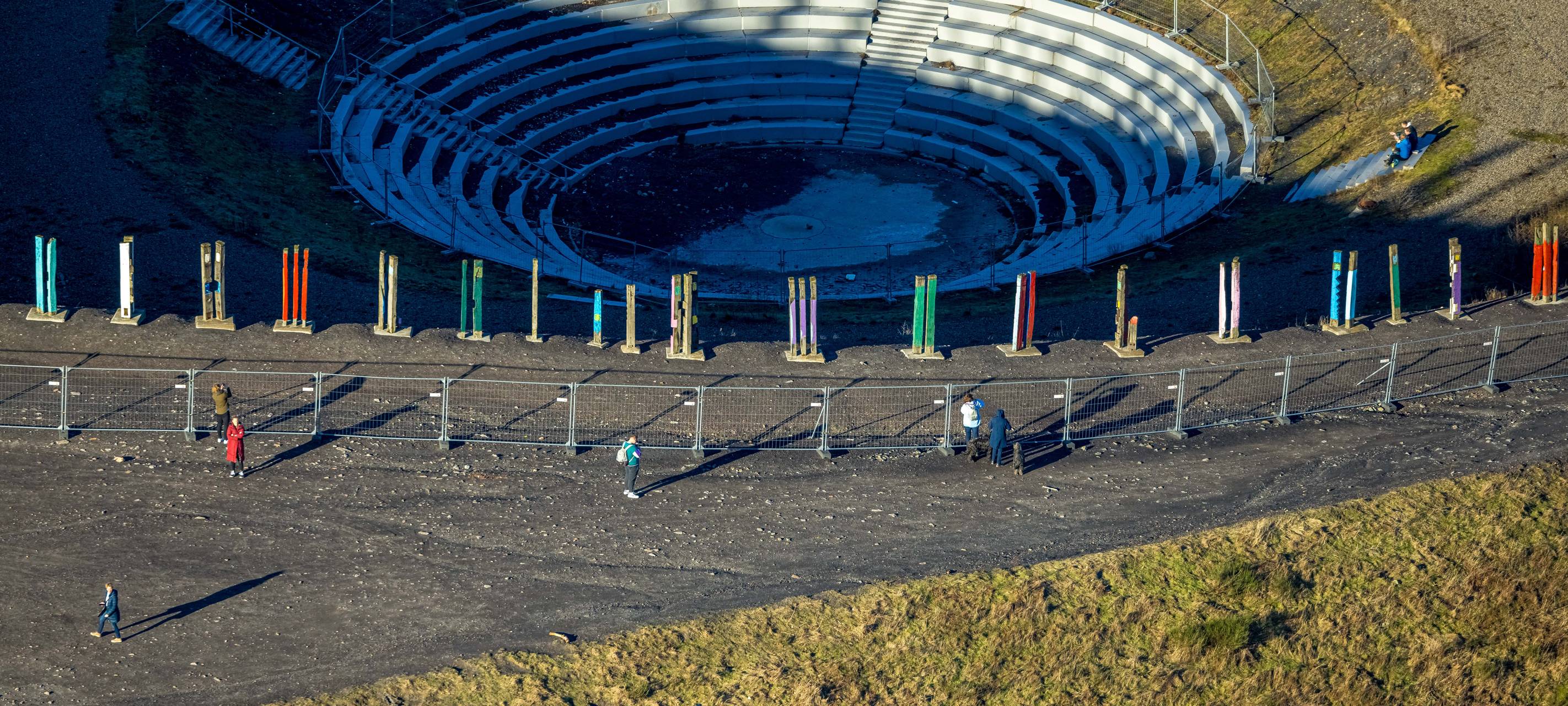 Bottrop: Bergarena an der Halde Haniel wird abgebaut