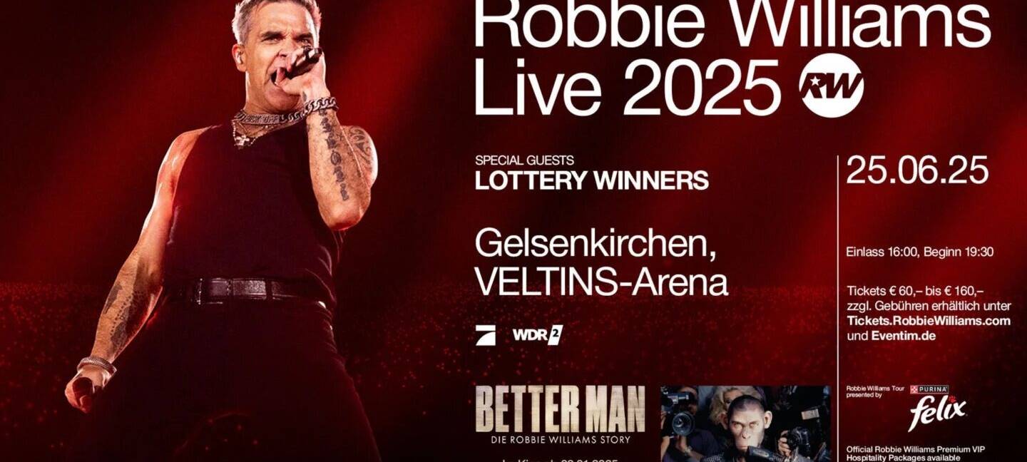 Robbie Williams auf Schalke: VVK startet